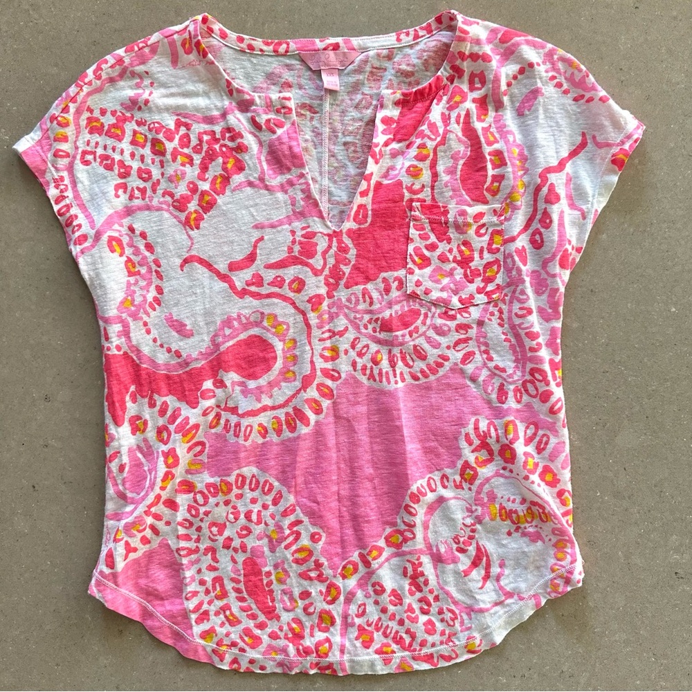 Lilly Pulitzer Linen Top